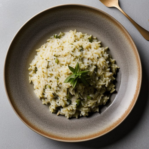 Leek or Courgette Risotto recipe image