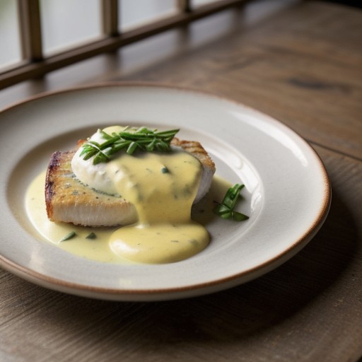 Leeks and Fish Hollandaise recipe image