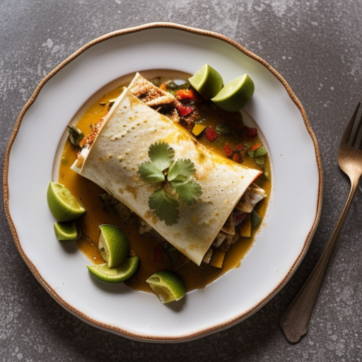 Left Over Turkey Enchiladas recipe image