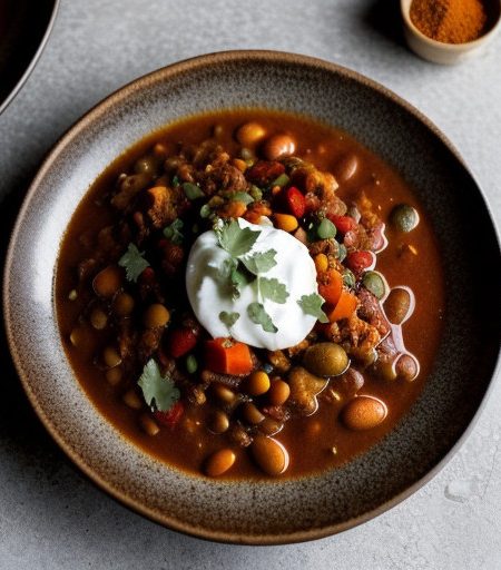 Leftover Turkey: Pumpkin Bean Turkey Chili recipe image