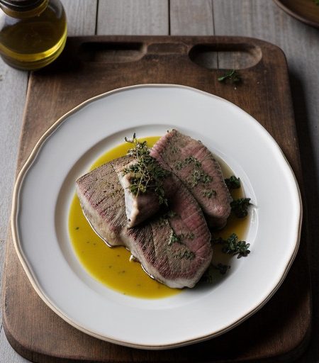 Legendary Lemon-Thyme Fish Steaks recipe image