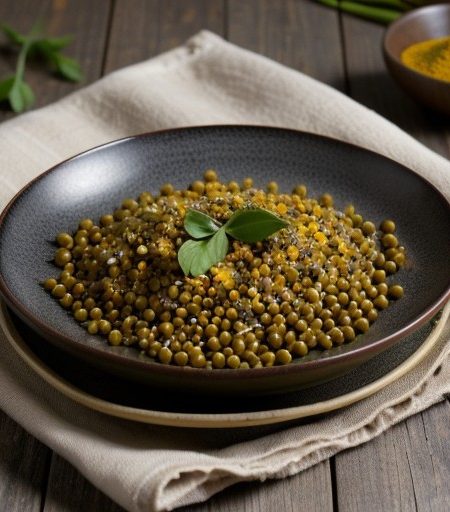 Legumes in Garlic and Onions recipe image