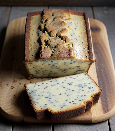 Lemmon-Poppy Seed Pound Cake recipe image