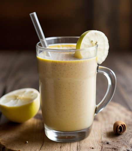 Lemon Apple Honey Smoothie recipe image