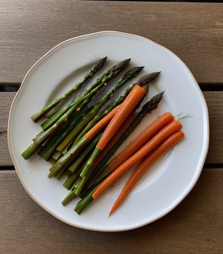 Lemon Asparagus & Carrots recipe image