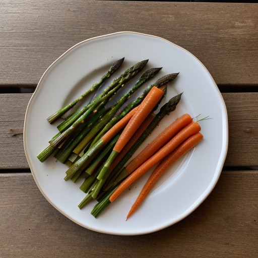 Lemon Asparagus & Carrots recipe image