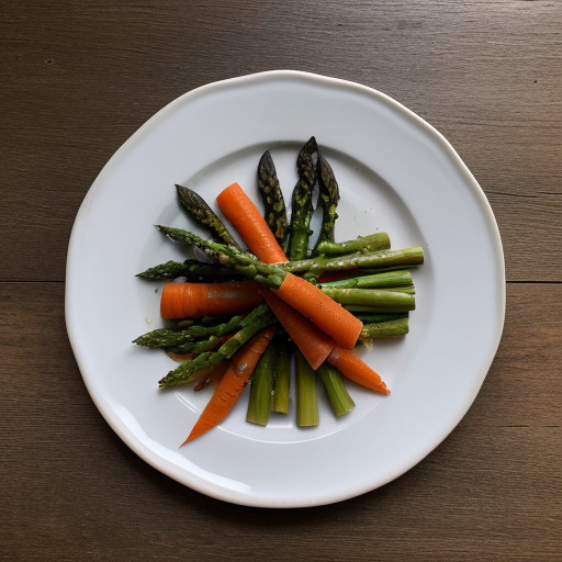 Lemon Asparagus and Carrots recipe image