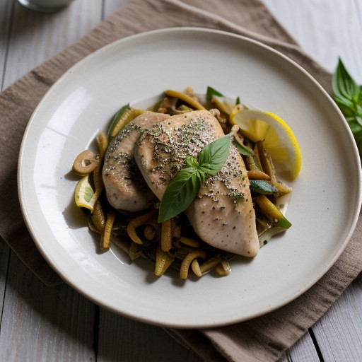Lemon Basil Chicken recipe image
