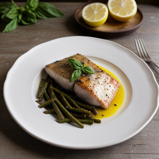 Lemon-Basil Swordfish recipe image