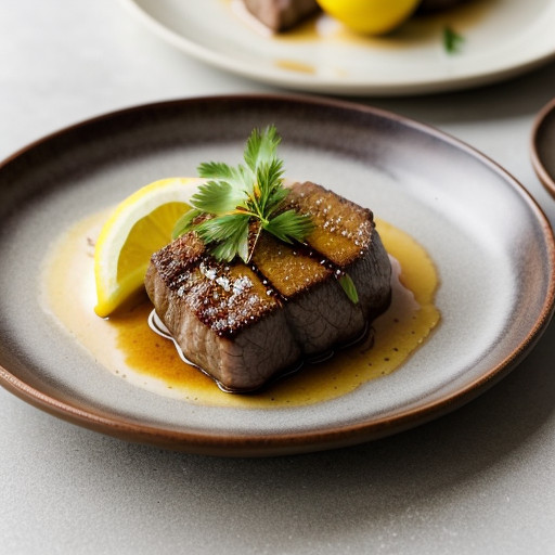 Lemon Beef Oriental recipe image