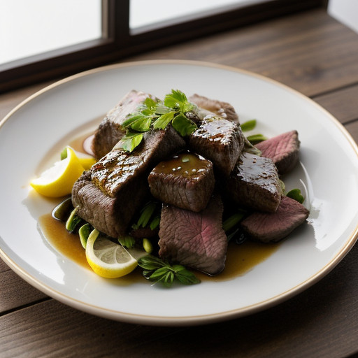 Lemon Beef Oriental recipe image