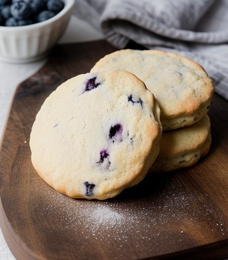 Lemon Blueberry Biscuits recipe image