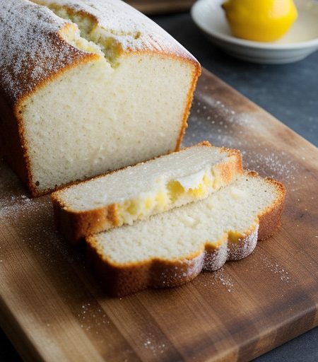 Lemon Bread With Lemon Ice recipe image