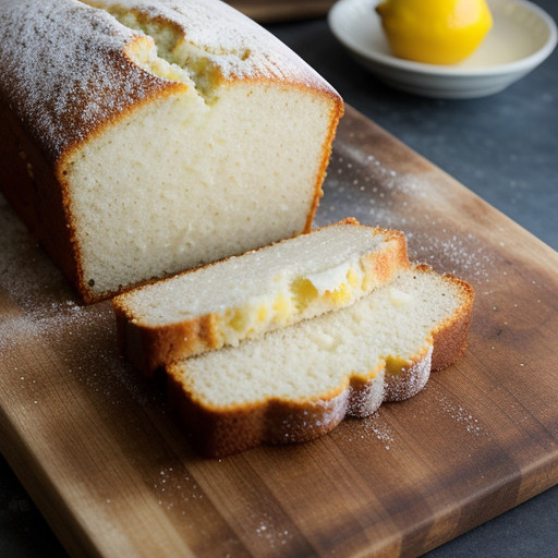 Lemon Bread With Lemon Ice recipe image