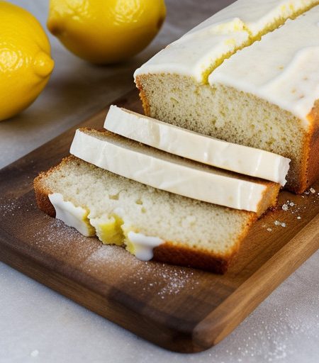Lemon Bread With Lemon Ice recipe image
