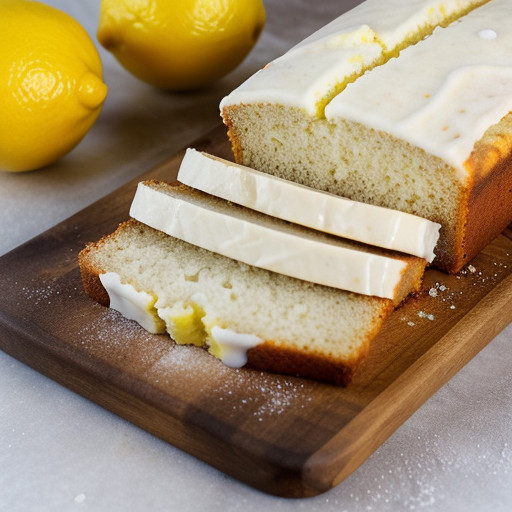Lemon Bread With Lemon Ice recipe image