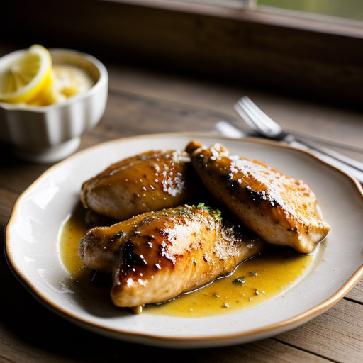 Lemon Butter Glazed Chicken recipe image