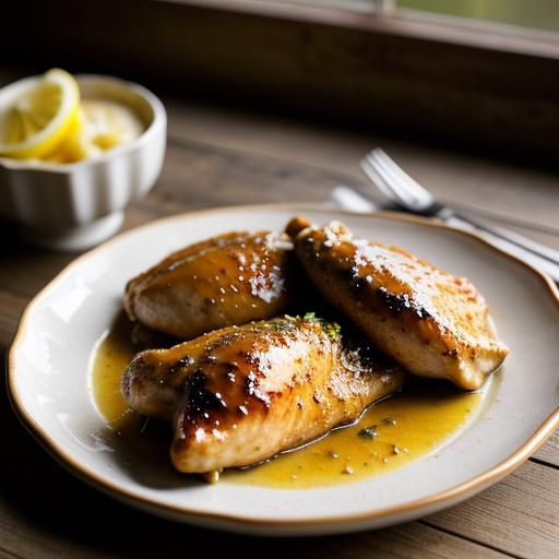 Lemon Butter Glazed Chicken recipe image