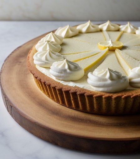 Lemon Cake Pie - Diabetic recipe image