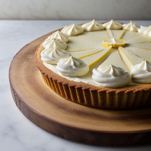 Lemon Cake Pie - Diabetic recipe image