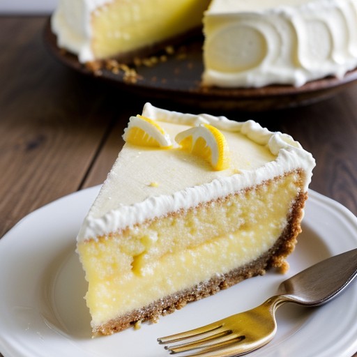 Lemon Cake Pie recipe image