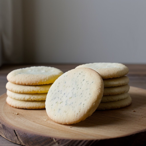 Lemon-Cheese Pressed Cookies recipe image