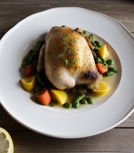 Lemon Chicken-Poulet Au Citron recipe image