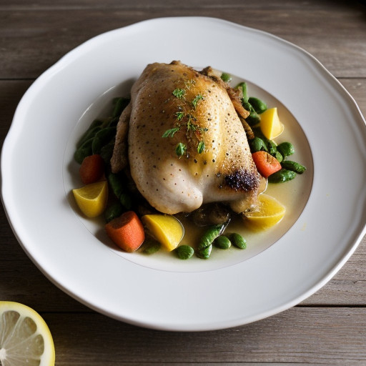 Lemon Chicken-Poulet Au Citron recipe image