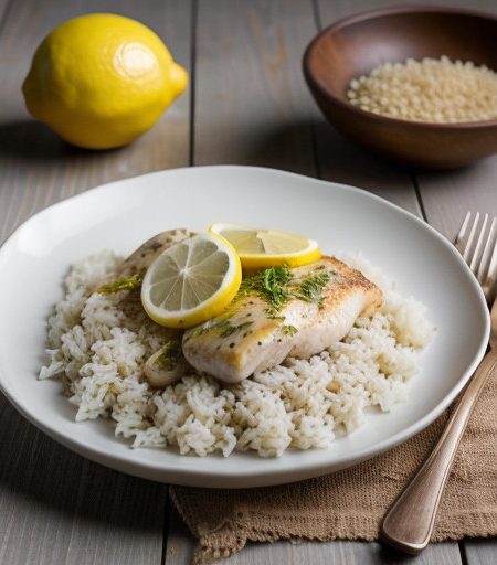 Lemon Chicken & Rice recipe image