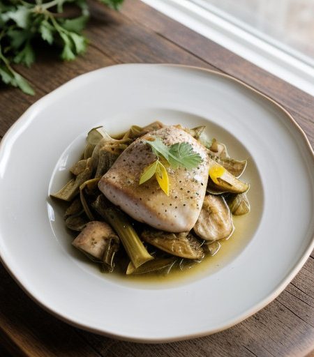 Lemon Chicken With Artichoke Hearts recipe image