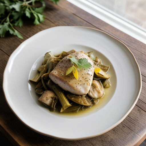 Lemon Chicken With Artichoke Hearts recipe image
