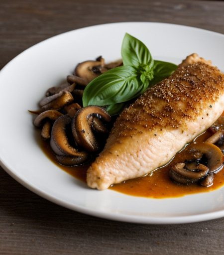 Lemon Chicken With Basil /Dp recipe image