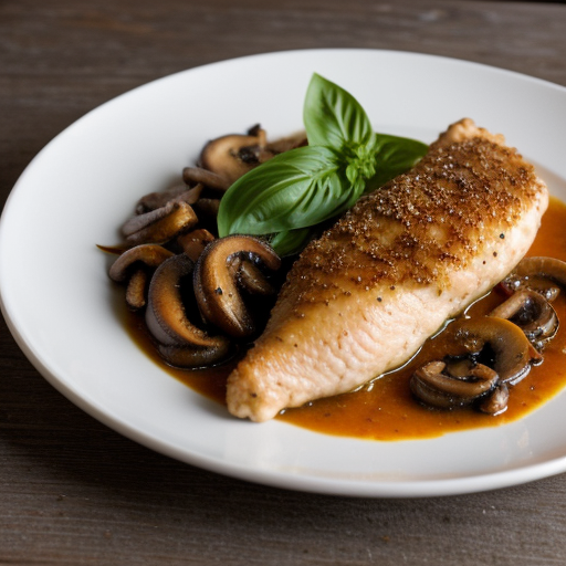 Lemon Chicken With Basil /Dp recipe image