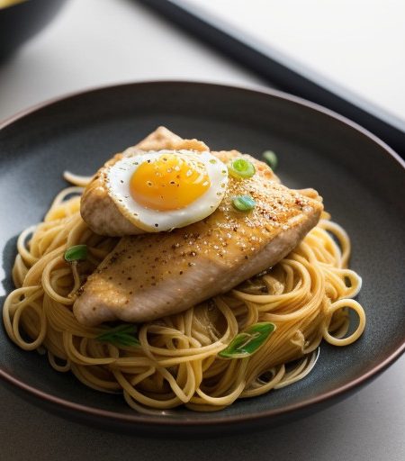 Lemon Chicken With Noodles recipe image