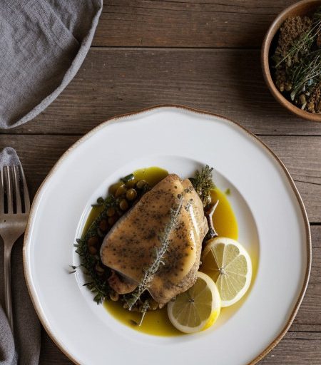 Lemon Chicken With Thyme recipe image