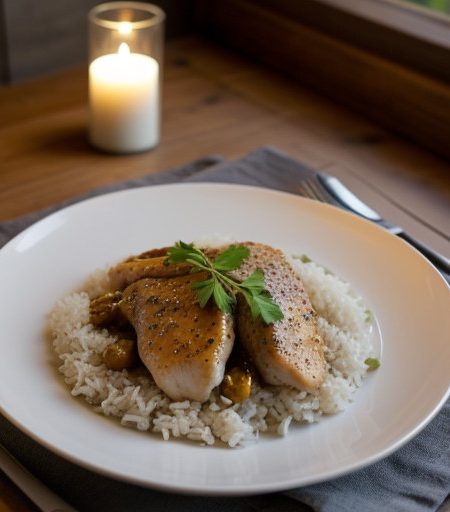 Lemon Chicken and Rice recipe image