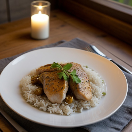 Lemon Chicken and Rice recipe image