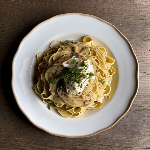 Lemon Chive Fettuccine recipe image