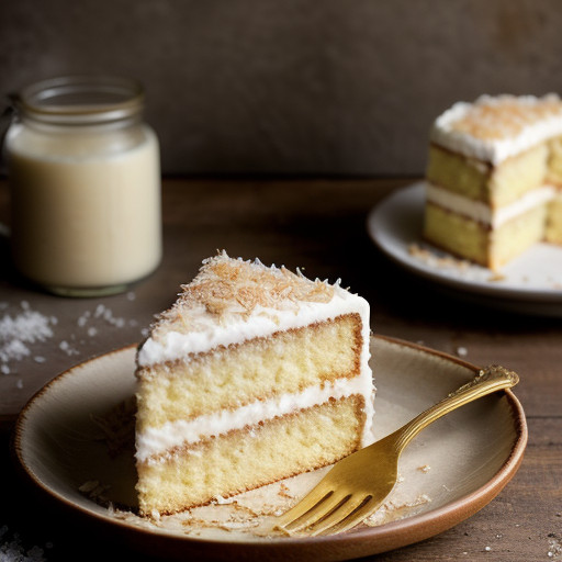 Lemon Coconut Cake :::Gwhp32 A recipe image