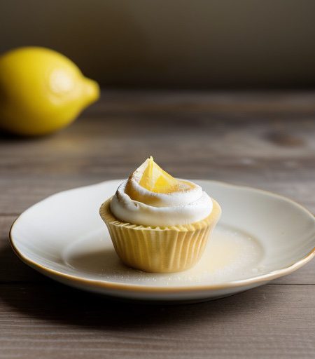 Lemon Custard in Meringue Cups recipe image