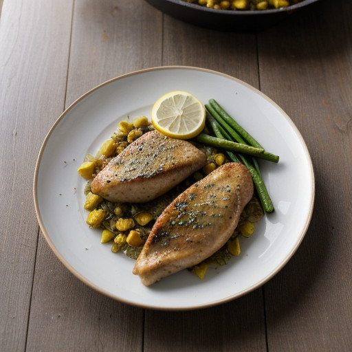 Lemon-Dilly Chicken Saute recipe image