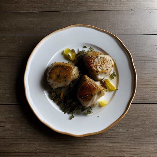 Lemon Garlic Chicken Thighs recipe image