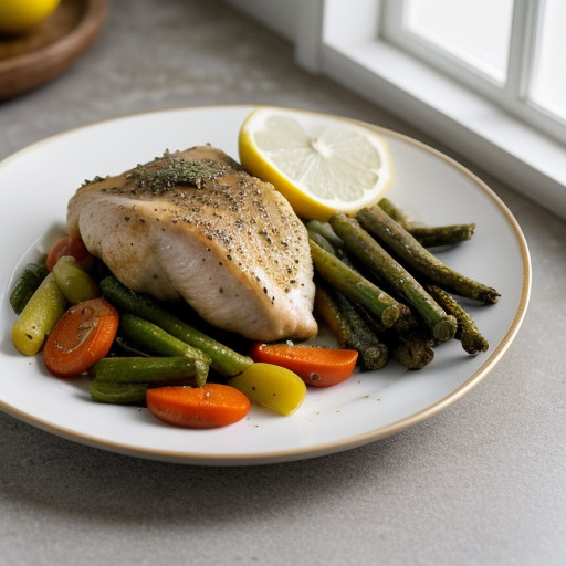 Lemon-Garlic Chicken & Vegetables recipe image