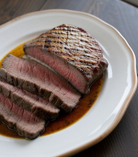 Lemon-Garlic Flank Steak recipe image