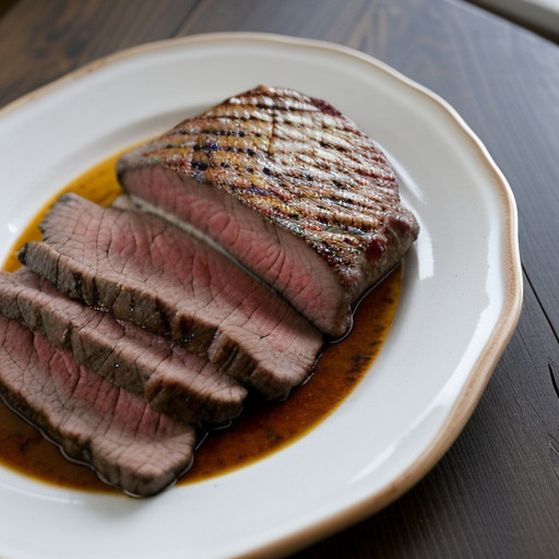 Lemon-Garlic Flank Steak recipe image