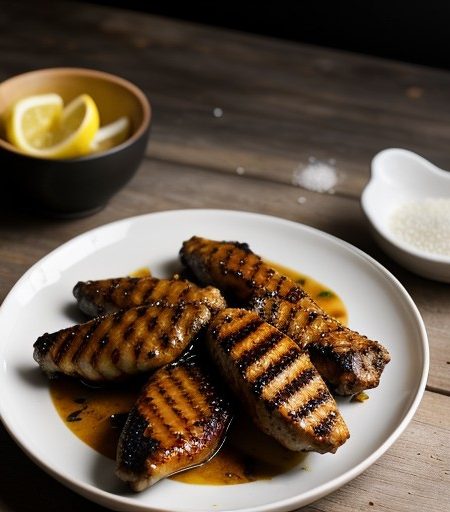 Lemon Garlic Pepper Wings recipe image