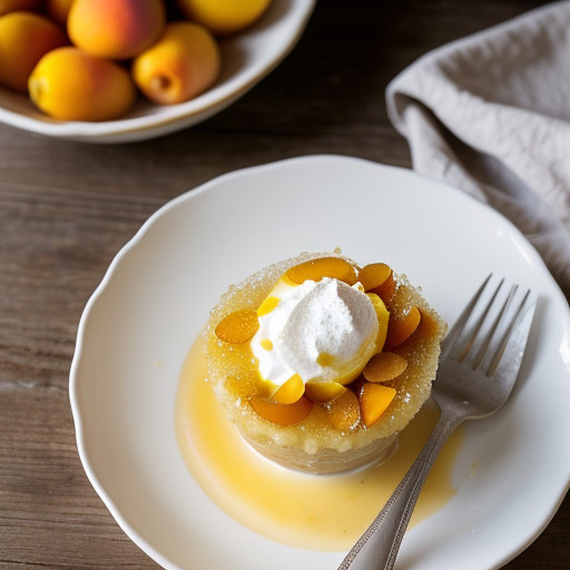 Lemon-Ginger Trifle W/Apricots recipe image