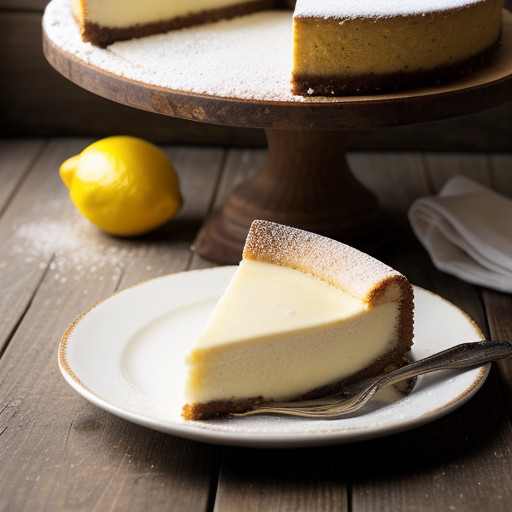 Lemon Glazed Cheesecake recipe image