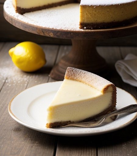 Lemon Glazed Cheesecake recipe image