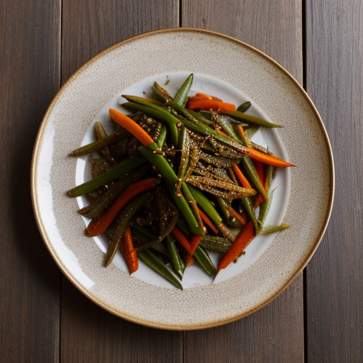 Lemon Grass Spicy Vegetables (Pat Pet Takrai recipe image
